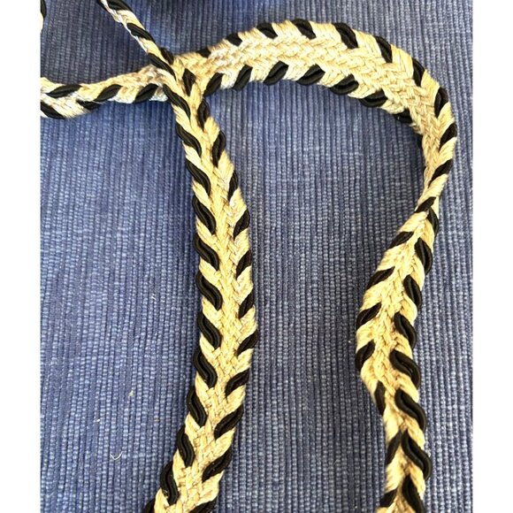 VTG Black Assorted Decorative Trim Lace & Ribbon Set Lingerie Crafts Totes - Picture 13 of 16